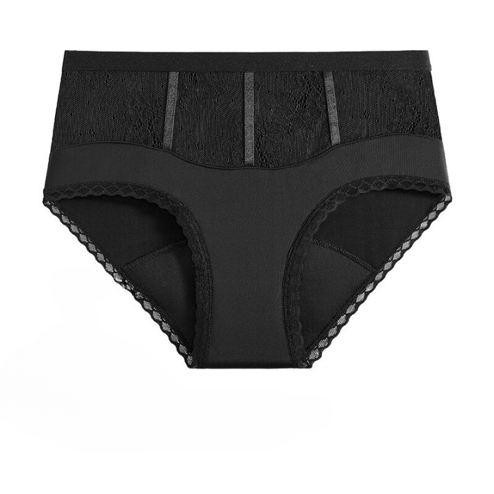 Culotte Menstruelle Mélodie Dentelle Taille Mi-Haute - ADOPTE MA CULOTTE