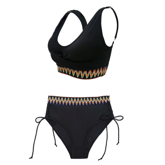 Maillot de bain menstruel 2 pièces Harmonia - adopte ma culotte